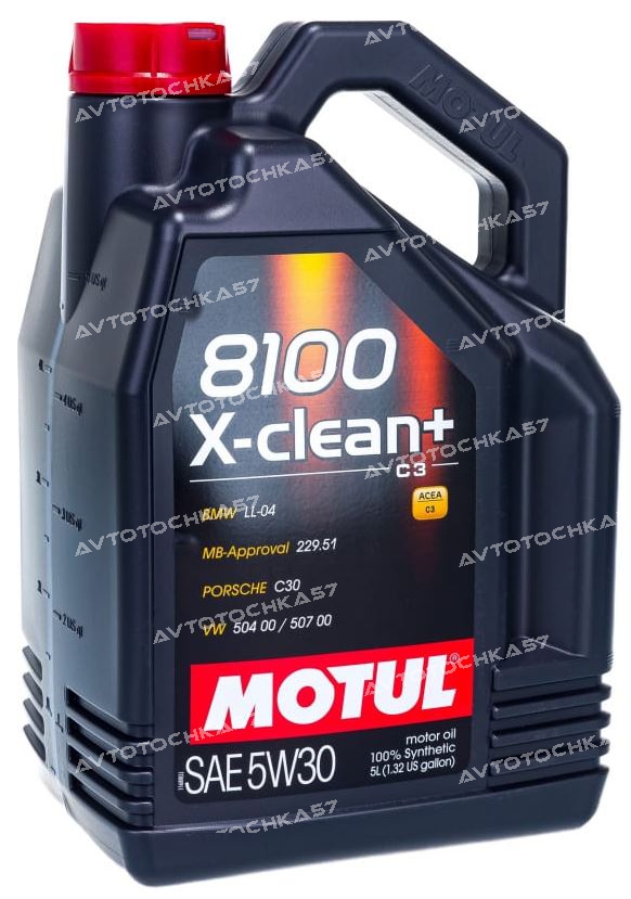 MOTUL 8100 X-CLEAN + 5w30 C3 5л. 100 синт. (106377 MOTUL)