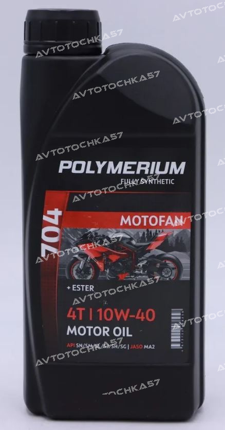 POLYMERIUM MOTOFAN 704 10W-40 4T 1L (PLMMF470410401 POLYMERIUM)