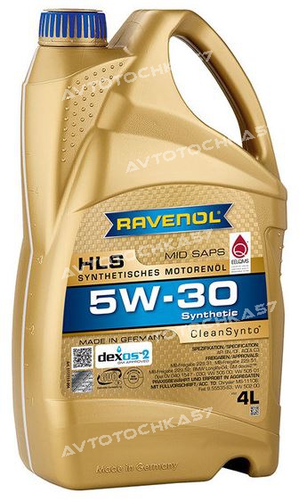 RAVENOL HLS SAE 5W-30 (4л) new (111111900401999 RAVENOL)